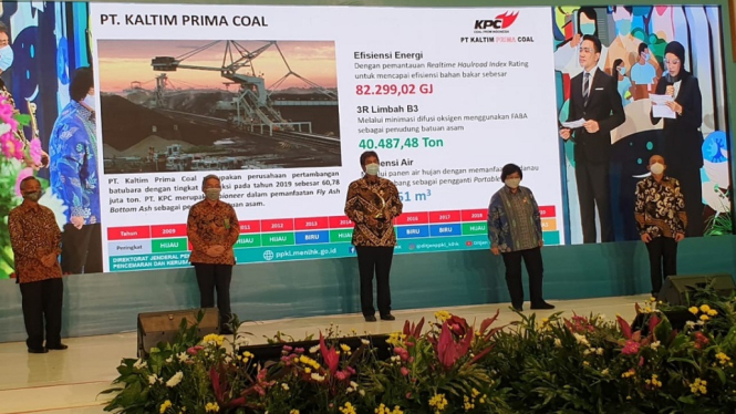 PT Kaltim Prima Coal (KPC) Raih PROPER EMAS untuk Environmental Excellence