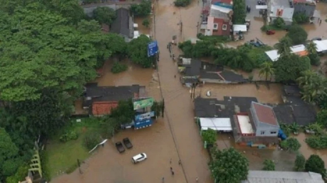 BNPB: Banjir Melanda 4 Desa di Kabupaten Bekasi