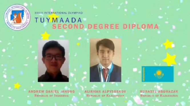 Andrew Daniel Janong SMAK 5 Penabur Jakarta Senior Silver-Second Degree Diploma