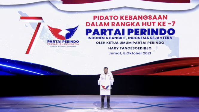 HUT ke-7 Partai Perindo: Hary Tanoesoedibjo Deklarasikan Konvensi Rakyat Berbasis Digital