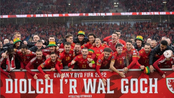 Wales vs Ukraina 1-0 tampil di Piala Dunia setelah menunggu 64 tahun