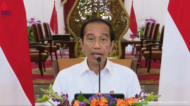 Presiden Jokowi saat Menjelaskan Soal Kenaikan Harga BBM