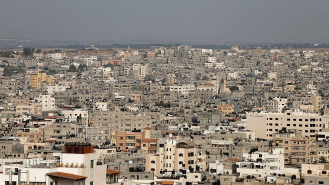 Pemandangan kota Gaza.