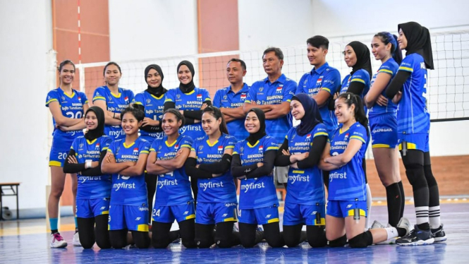 Timnas bola voli putri ikuti kejuaaraan di Thailand. Foto : PBVSI