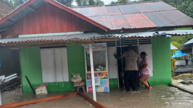 Banjir di Kabupaten Gorontalo.