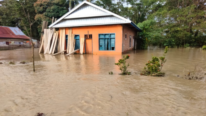 Banjir di Luwu Sulawesi Selatan.