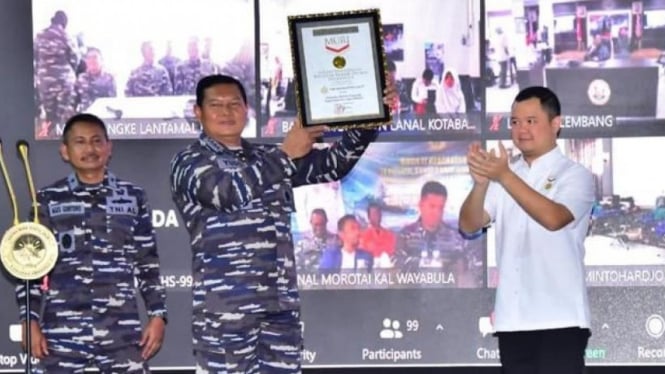 TNI AL Pecahkan Rekor Dunia dan MURI