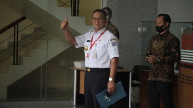 Gubernur DKI Jakarta Anies Baswedan Datangi KPK