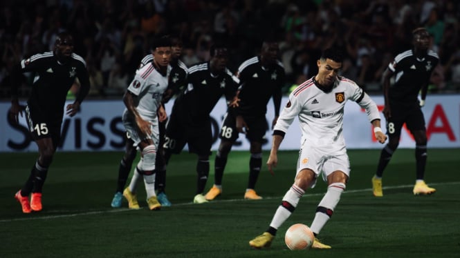Cristiano Ronaldo Cetak Gol saat Lawan Sheriff Tiraspol