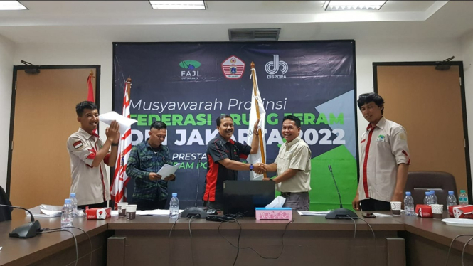 H.Khaeroni terpilih aklamasi sebagai Ketum FAJI DKI Jakarta