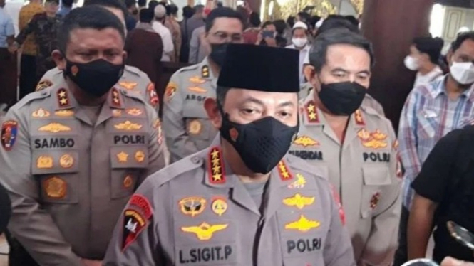 Kapolri Jenderal Listyo Sigit Prabowo dan Irjen Ferdy Sambo.