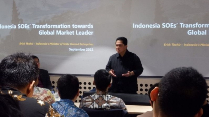 Erick Thohir Berdiskusi dengan Mahasiswa Indonesia di Inggris