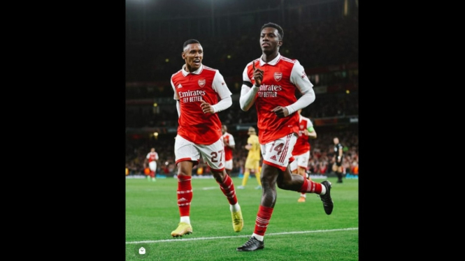 Edward Nketiah cetak gol Arsenal kalahkan Bodo/Glimit 3-0