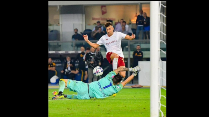 Stephan El Shaarawy cetak gol untuk AS Roma