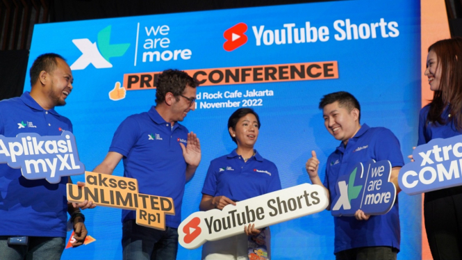 Kolaborasi XL Axiata dan YouTube Hadirkan "Unlimited YouTube Shorts"