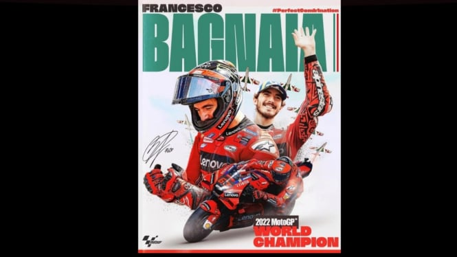 Francesco Bagnaia juara dunia Moto Gp 2022