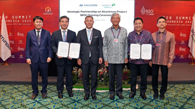 Hyundai Motor Company dan PT Adaro Minerals Indonesia, Tbk
