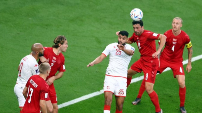 Denmark bermain imbang dengan Tunisia