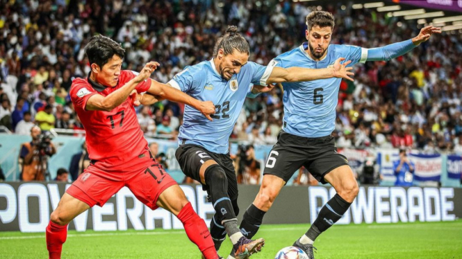 Uruguay diimbangi Korea Selatan