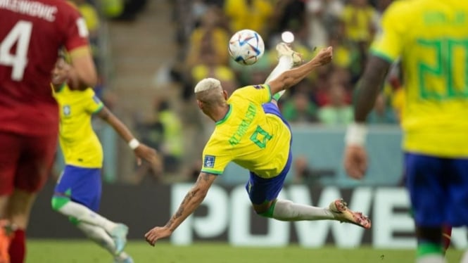 Richarlison cetak 2 gol, Brasil kalahkan Serbia 2-0