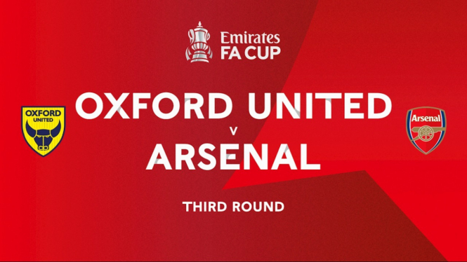 Oxford United Hadapi Arsenal di Putaran ketiga Piala FA