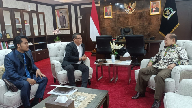 DPP Jaringan Indonesia bersatu bertemu Wakil Ketua MPR RI.