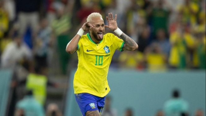 Neymar cetak gol kemenangan Brasil atas Korea Selatan 4-1