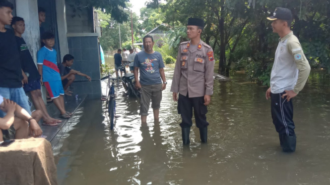 Dua Sungai di Brebes Meluap,  Banjir Genangi Puluhan Rumah Warga