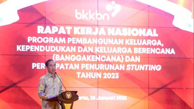 Jokowi : Rakernas Penurunan Stunting
