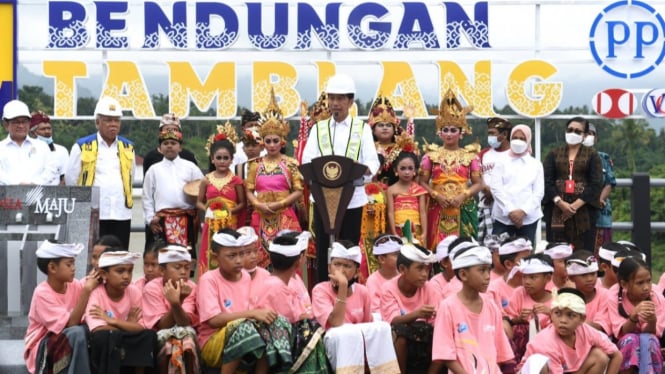 Presiden Jokowi Resmikan Bendungan Danu Kerthi di Kabupaten Buleleng