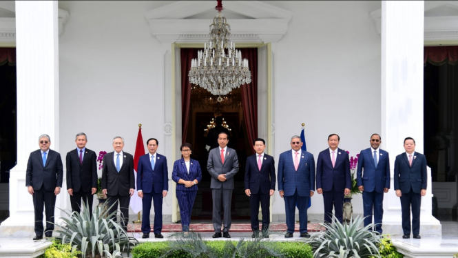 Presiden Terima Kunjungan Kehormatan Menlu ASEAN