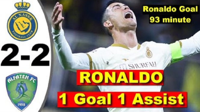 Akhirnya, Cristiano Ronaldo Bikin Gol Perdana untuk Al Nassr