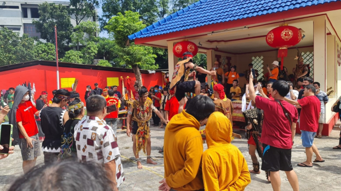 Perayaan Cap Go Meh di Pademangan, Jakarta Utara.