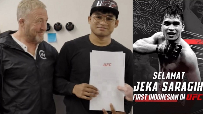 Jeka Saragih Jadi Orang Pertama Mendapat Kontrak dari UFC