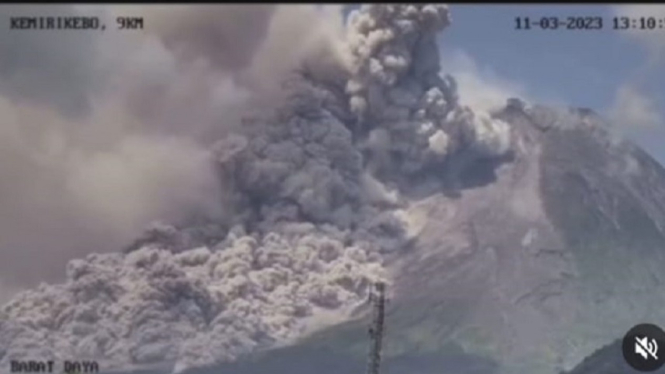 Gunung Merapi Meletus Lagi, Sejumlah Wilayah Terdampak Abu Vulkanik