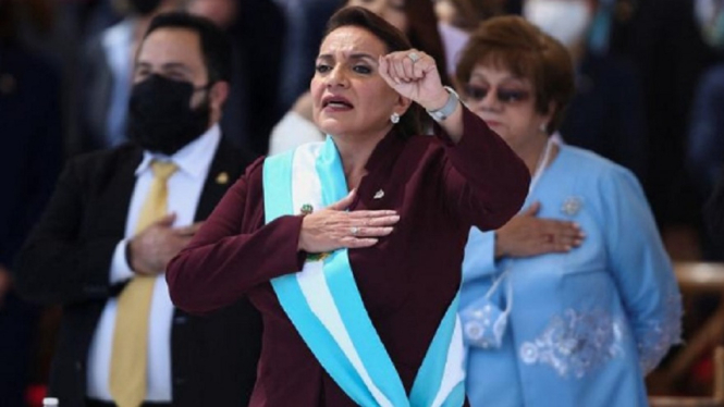 Presiden Honduras Xiomara Castro mengambil sumpah jabatan