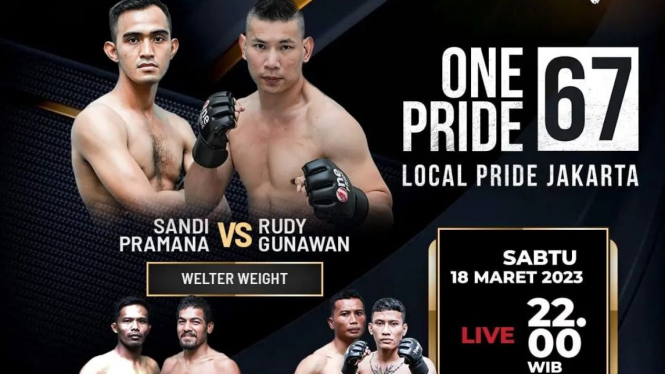 Jadwal One Pride MMA Fight Night 67