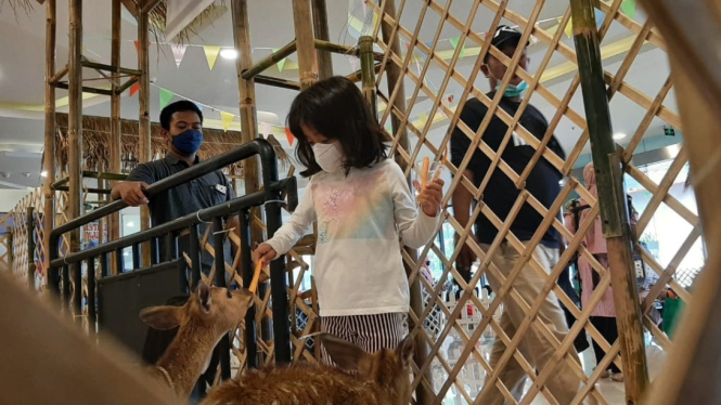 Wisata Mini Zoo Festive Walk Mall Galuh Mas Karawang
