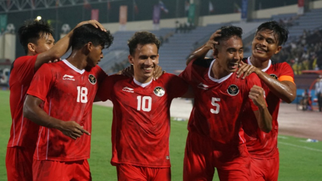 Tim U-23 Indonesia menang 4-1 atas Timor Leste.