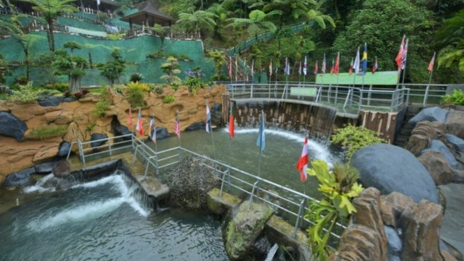 Wisata alam Ciguha River Kabupaten Bogor