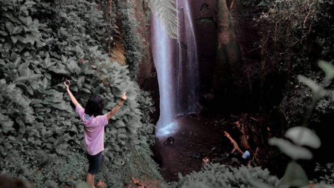 Wisata alam Curug Nangka di kaki Gunung Salak Bogor