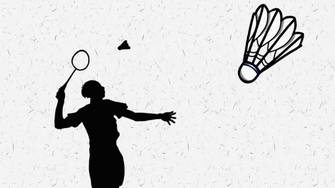 Ilustrasi Badminton