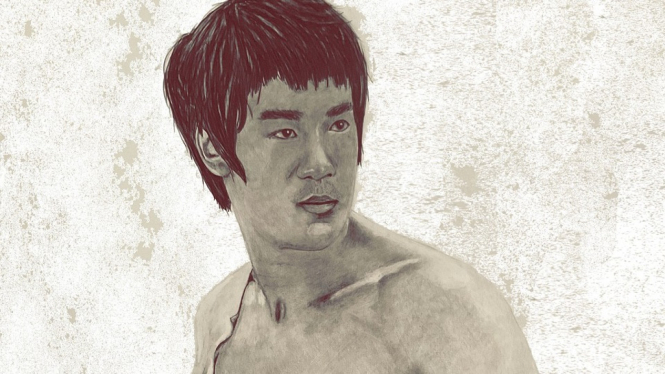 Ilustrasi Bruce Lee
