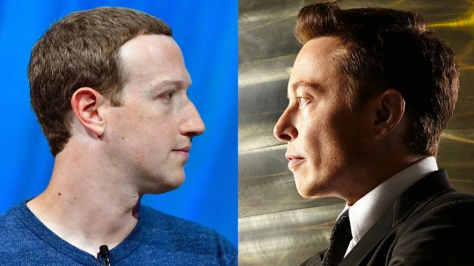 Mark Zuckerberg dan Elon Musk