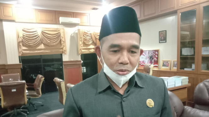 Ketua DPRD Pandeglang, Tb Udi Juhdi. (Engkos Kosasih/Viva Banten)