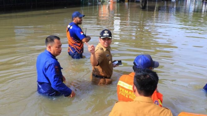 Banjir rendam Kota Tangerang. (Ist)