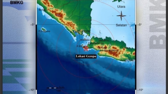 Gempa Bumi menguncang pesisir Pandeglang