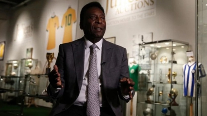 Legenda sepak bola dunia, Pele.