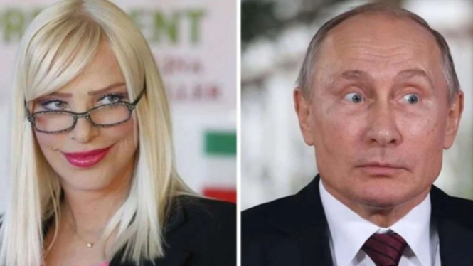 Cicciolina dan Vladimir Putin.