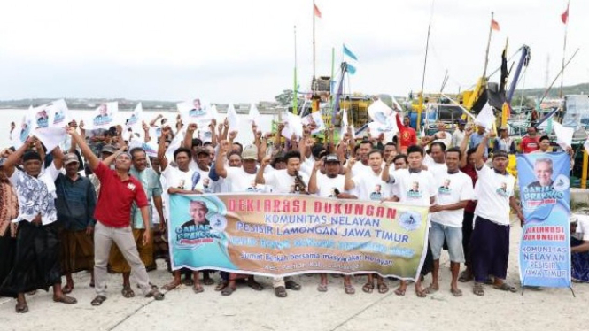 Nelayan Lamongan deklarasi dukung Ganjar Presiden 2024